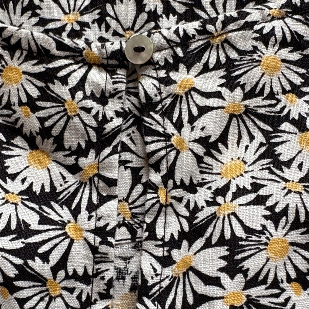 Cynthia Rowley Linen Daisy print Dress - Picture 5 of 8